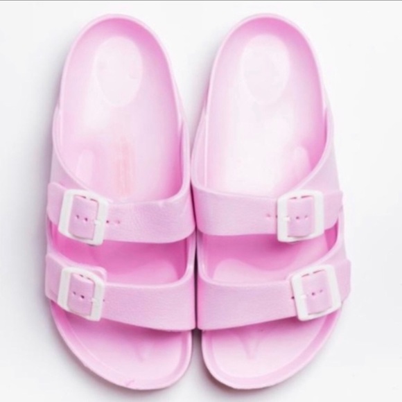 pink pool slides